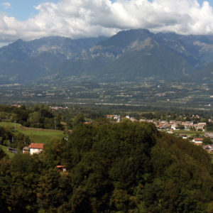 Panorama dal Castello di Zumelle